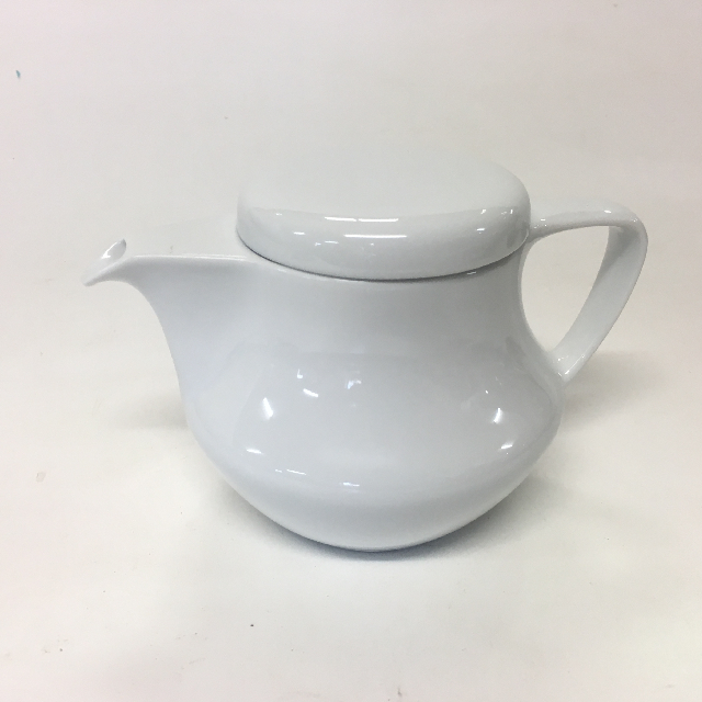 TEAPOT, White Ceramic - Small (Style 2)